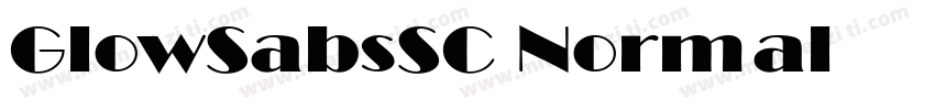 GlowSabsSC Normal Ext字体转换